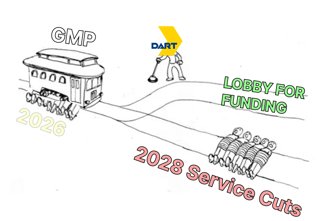 Everyone plans to lobby for transit funding, except DART